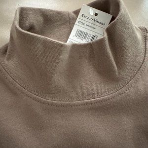 Studio Works Mock Turtleneck Top
